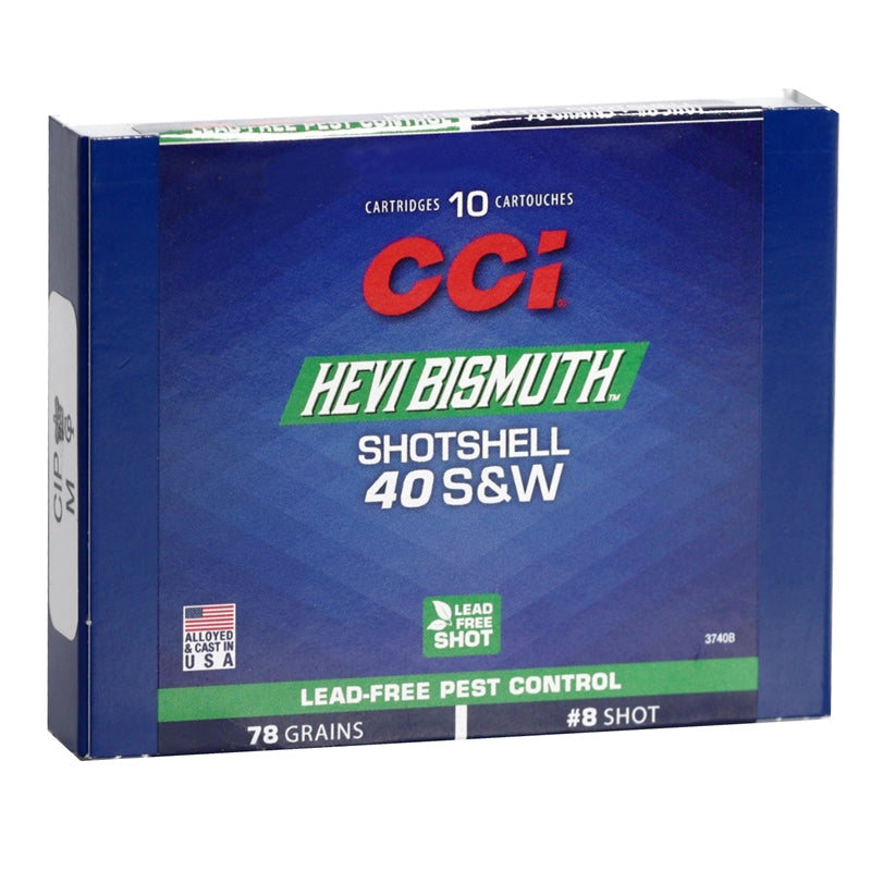 CCI .40 S&W #8 Shotshell 78 Grain 10/Box