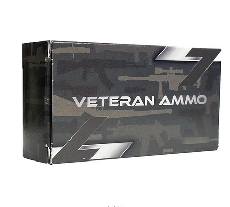 Veteran Ammo 300 Blackout 150 Grain Full Metal Jacket(FMJ) 250 Per Box