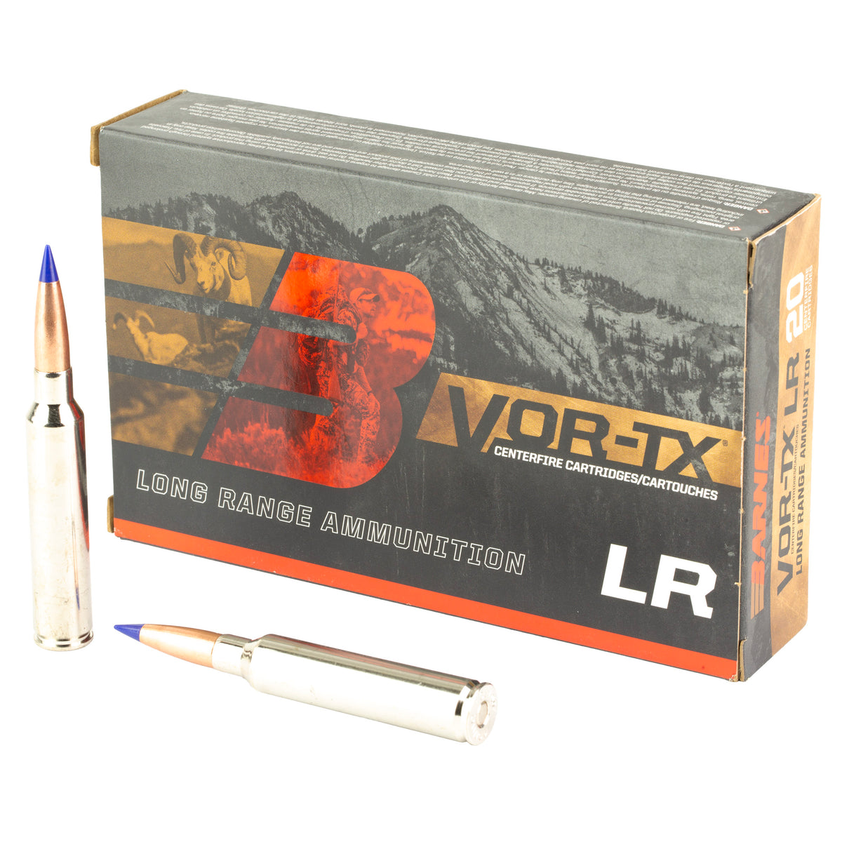 Barnes 6.5mm Creedmoor VOR-TX Long Range LRX Boat Tail 127 Grain 20/Box