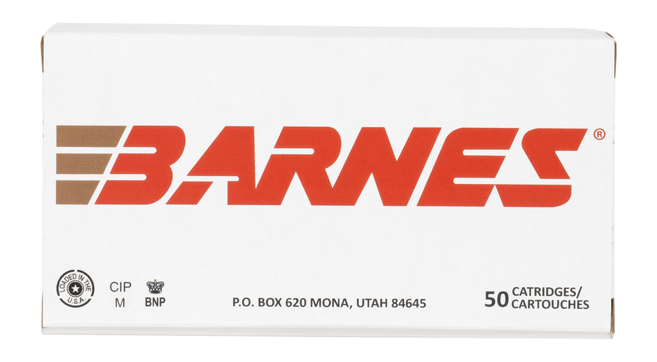 Barnes Bullets 32521 9mm Luger 115gr Sierra Jacketed Hollow Point 50 Per Box/10 Case