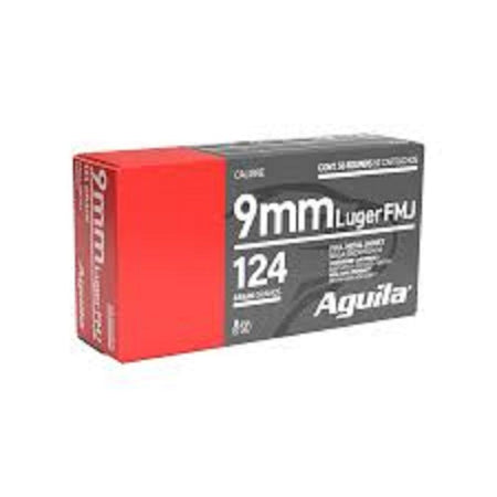 Aguila 9mm Luger / Parabellum Target & Range Full Metal Jacket 124 Grain 1000/Box