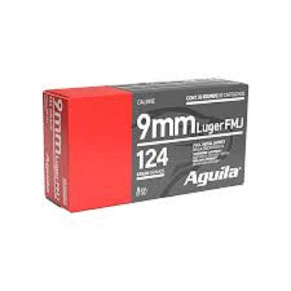 Aguila 9mm Luger / Parabellum Target & Range Full Metal Jacket 124 Grain 1000/Box
