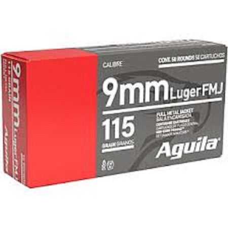 Aguila 9mm Luger / Parabellum Target & Range Full Metal Jacket 115 Grain 1000/Box