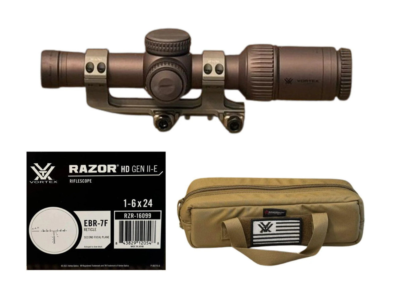 Vortex Razor HD Gen II-E 1-6-x24mm Second Focal Plane EBR-7F 75th Ranger Regiment contract overrun