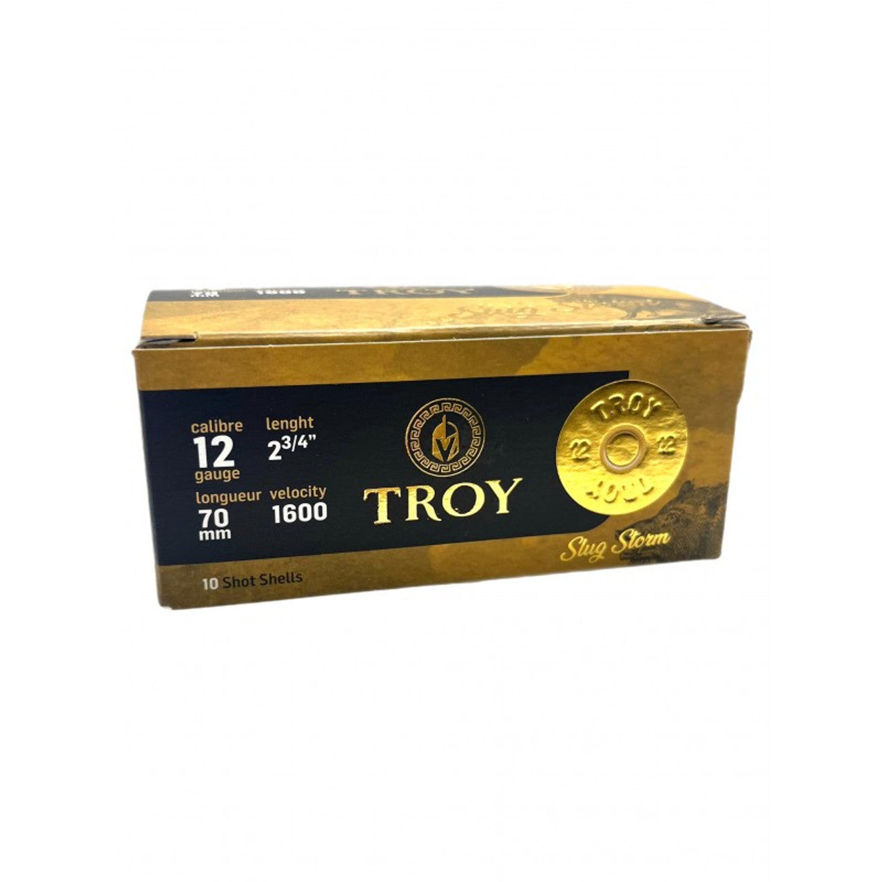 YBR Troy 12 GA  2-3/4 1oz Slug, 200rd Case