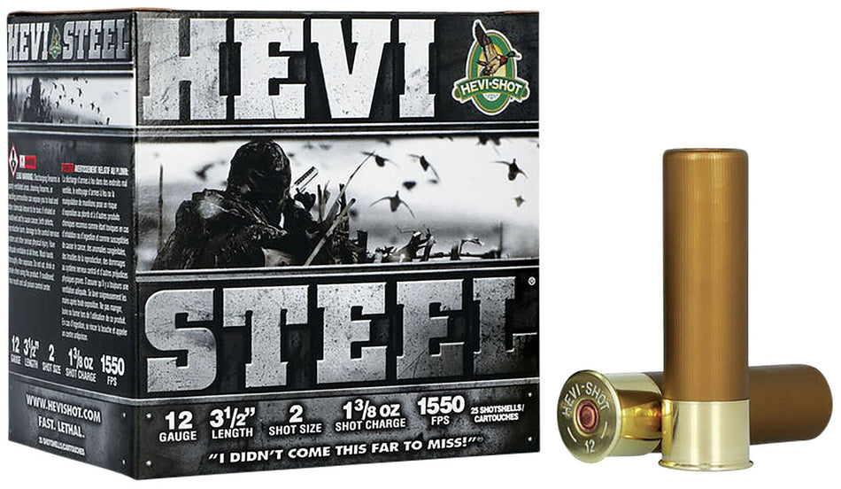 HEVI-Shot 12 Gauge HEVI-Steel #2 1-3/8 oz 3.5 in 25/Box