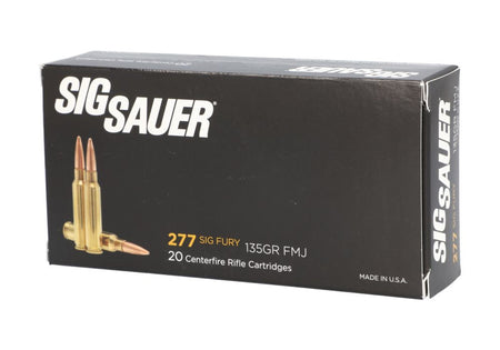 Elite Ball Hunting, .277 Sig Fury, 135 Grain, Conventional Casing, 20/Box
