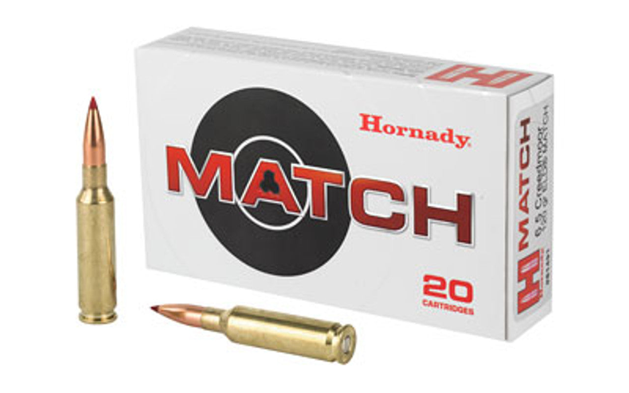 Hornady 6.5mm Creedmoor ELD Match Extremely Low Drag-Match 120 Grain 20/Box