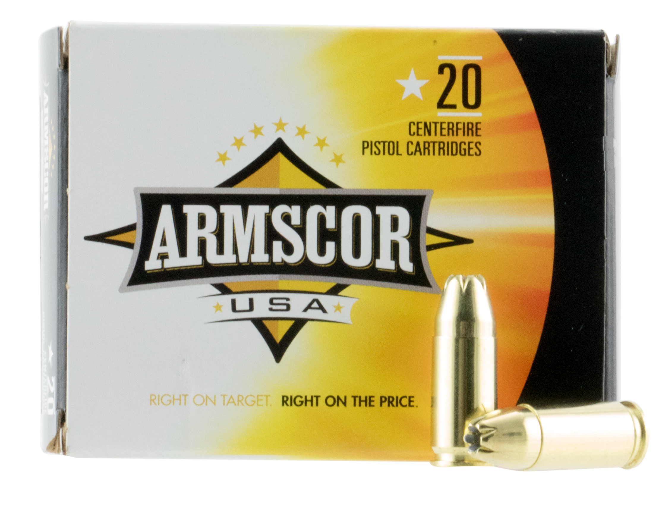 Armscor 9mm Luger / Parabellum USA Jacketed Hollow Point 124 Grain 20/Box
