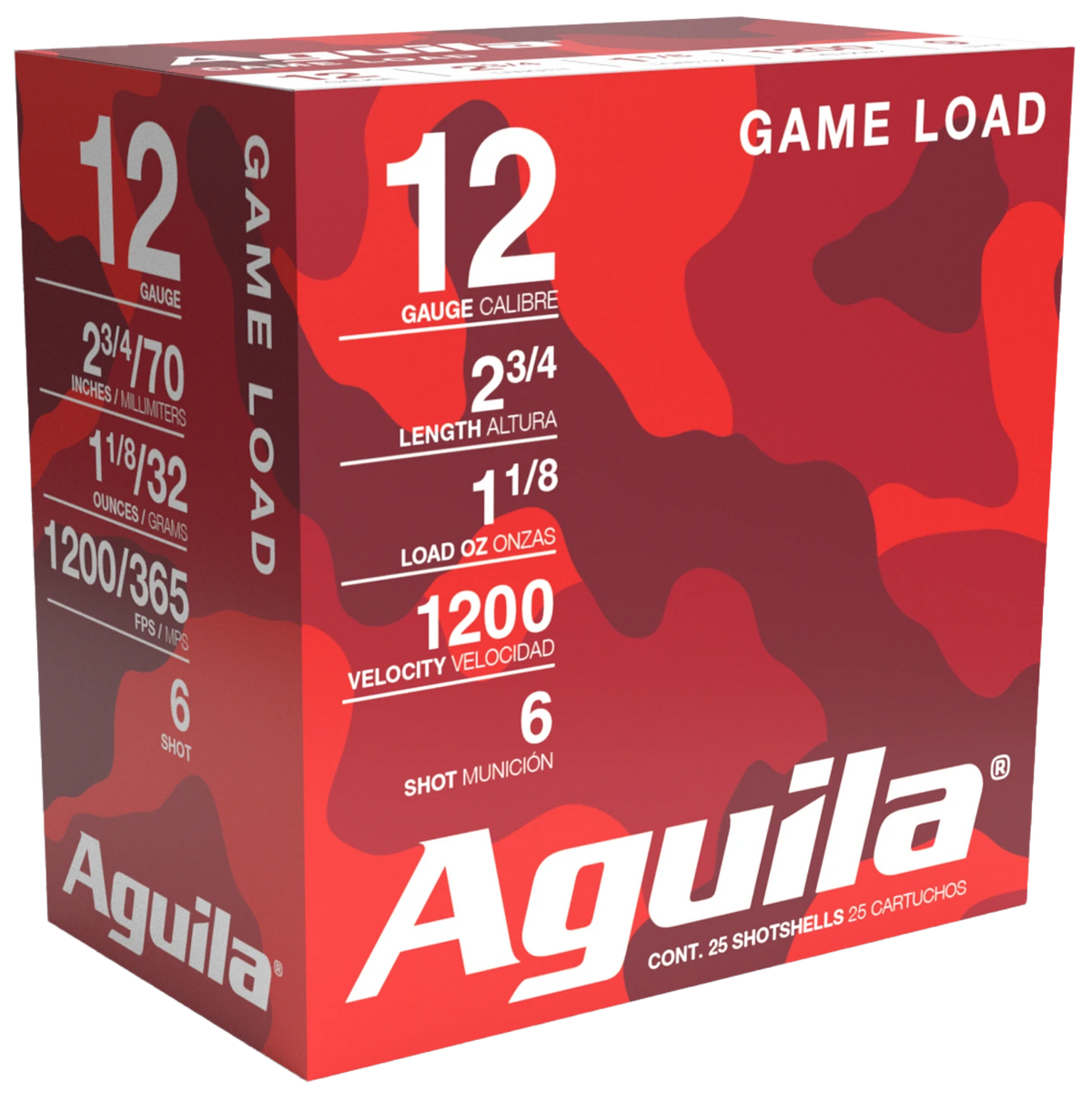 Aguila 12 Gauge Hunting Standard Velocity #6 1-1/8 oz 2.75 in 25/Box