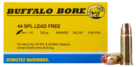 Buffalo Bore .44 S&W Special +P Barnes TAC-XP Lead Free 200 Grain 20/Box