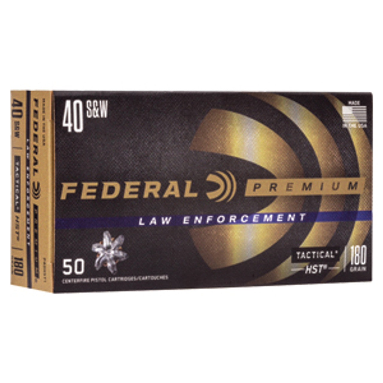 Federal .40 S&W Premium LE Tactical HST 180 Grain 50/Box