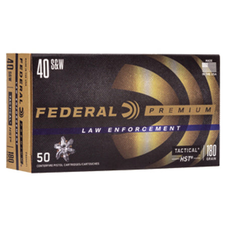 Federal .40 S&W Premium LE Tactical HST 180 Grain 50/Box