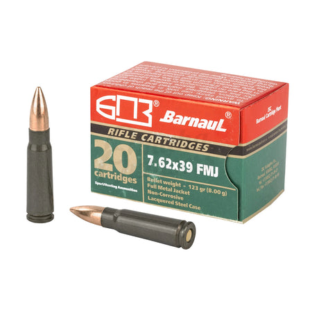 Barnaul 7.62x39mm  Full Metal Jacket 123 Grain 20/Box