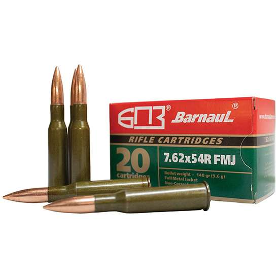 Barnaul 7.62x54mmR BARNAUL Full Metal Jacket 148 Grain 20/Box