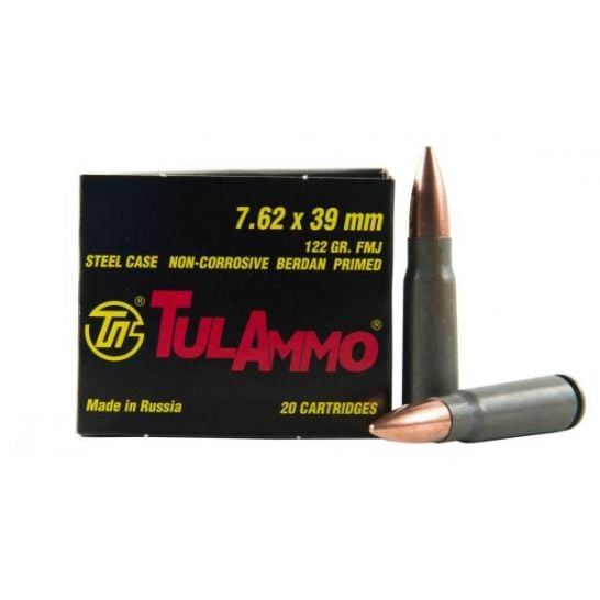 Tulammo 7.62x39mm TULAMMO Hollow Point 122 Grain 1000/Box