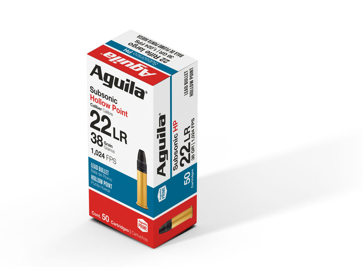 Aguila .22 Long Rifle Subsonic Hollow Point 40 Grain 50/Box