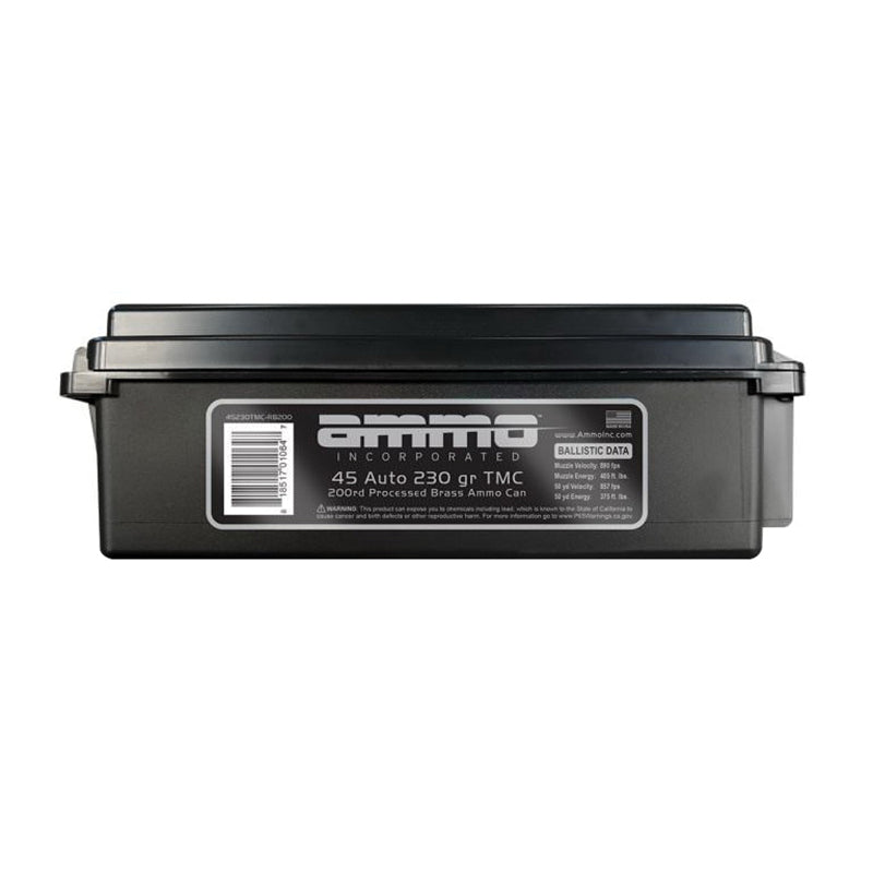 Ammo Inc .45 ACP/Auto  Total Metal Jacket 230 Grain 200/Box
