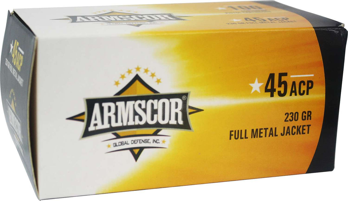 Armscor .45 ACP/Auto PERCISION Full Metal Jacket 230 Grain 100/Box
