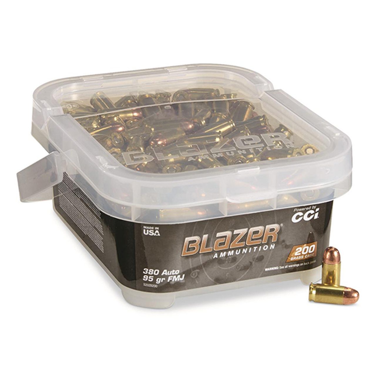 Blazer .380 ACP/Auto Brass Full Metal Jacket 95 Grain 200/Box