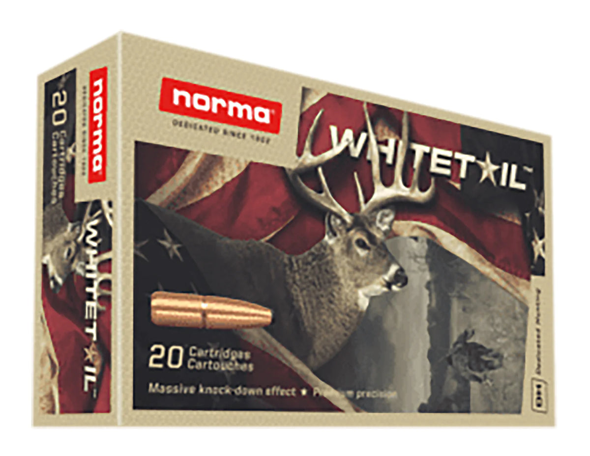 Norma .243 Winchester WHITETAIL Pointed Soft Point 100 Grain 20/Box