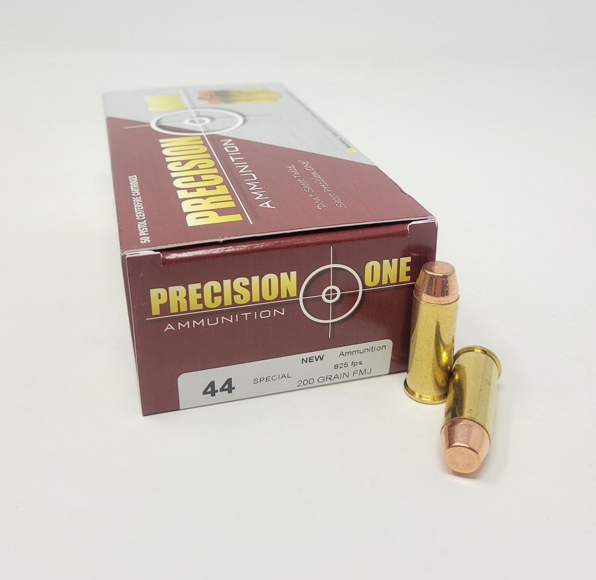 Precision One .44 S&W Special  Full Metal Jacket 200 Grain 50/Box