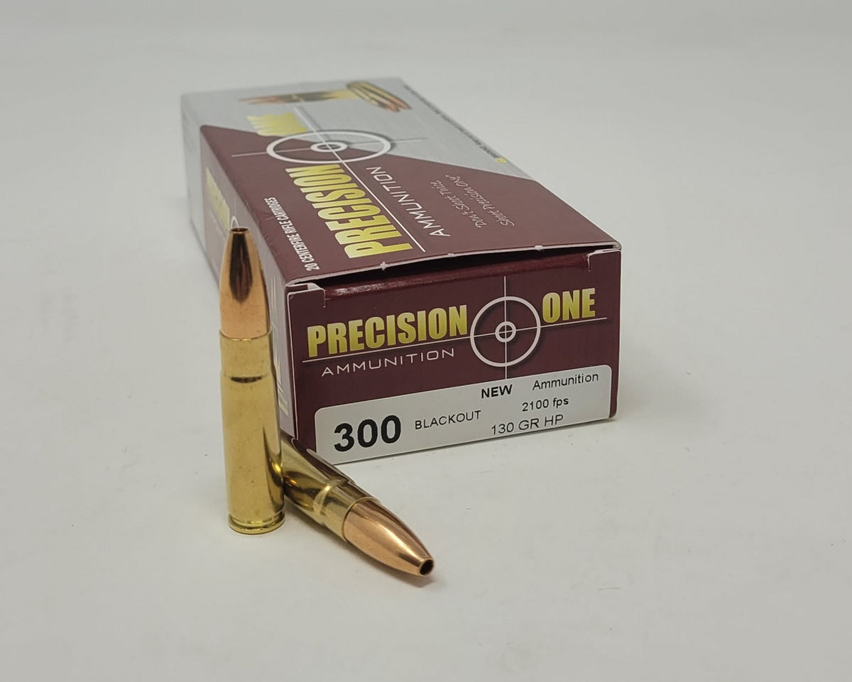 Precision One .300 AAC Blackout  Hollow Point 130 Grain 20/Box