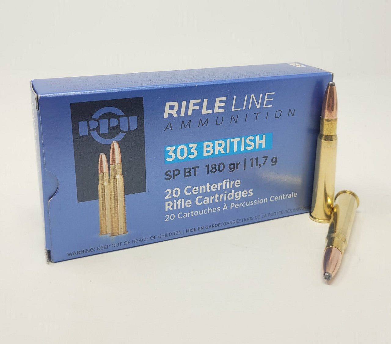 Prvi Partizan .303 British Soft Point Jacketed Soft Point 180 Grain 20/Box
