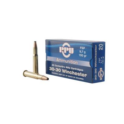 Prvi Partizan .30-30 Winchester PPUCenterfire Flat Soft Point 150 Grain 20/Box
