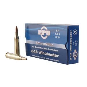 Prvi Partizan .243 Winchester 243 WINCenterfire Soft Point 90 Grain 20/Box