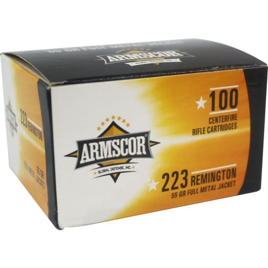 Armscor .223 Remington  Full Metal Jacket 55 Grain 100/Box