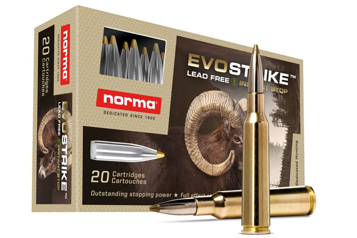 Norma 7mm Remington Mag EVOSTRIKE Polymer Tip Boat Tail 127 Grain 20/Box