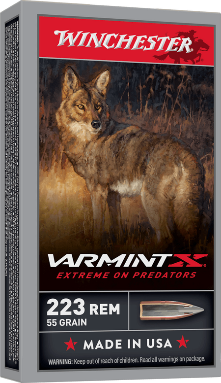Winchester .223 Remington Varmint X Polymer Tip Rapid Expansion 55 Grain 200/Box