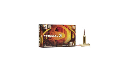 Federal .260 Remington FUSION Rifle Medium Game Soft Point 120 Grain 20/Box