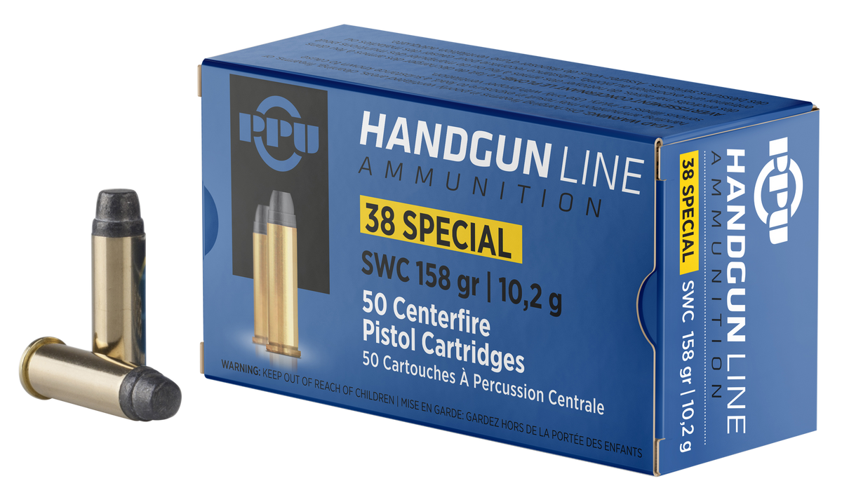 Prvi Partizan .38 Special  Semi Wadcutter 158 Grain 50/Box [Item 11105]