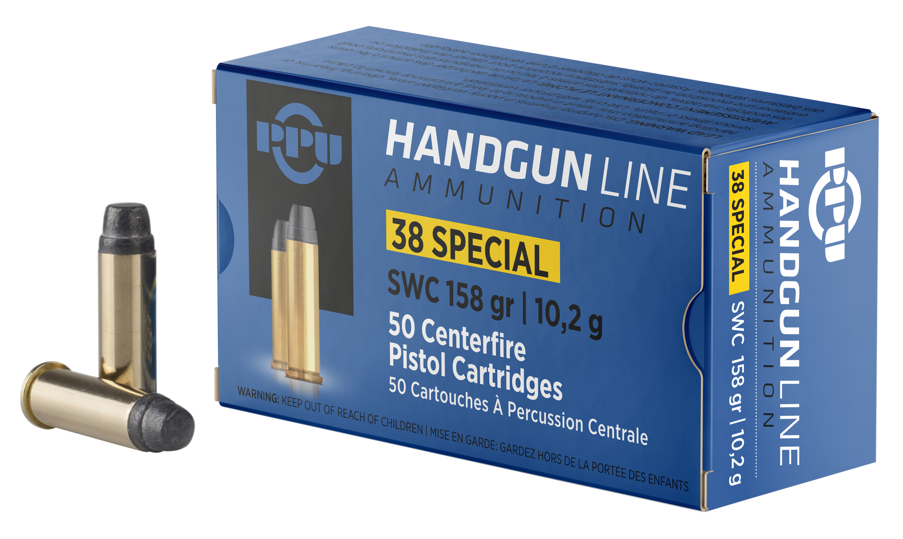 Prvi Partizan .38 Special  Semi Wadcutter 158 Grain 50/Box [Item 11105]