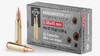 Prvi Partizan 5.56x45mm NATO RANGEMASTER Full Metal Jacket 55 Grain 125/Box