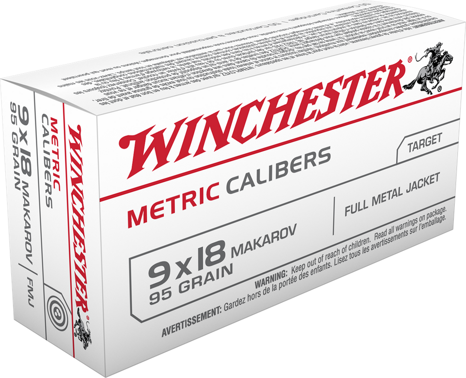 d9X18 MAKAROV 95GR FMJ 50RDS