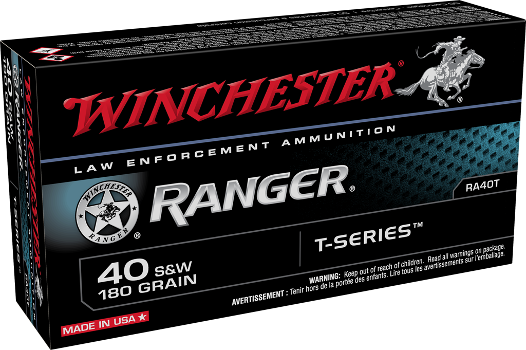 Winchester .40 S&W Ranger T-Series LE Jacketed Hollow-Point 180 Grain 50/Box