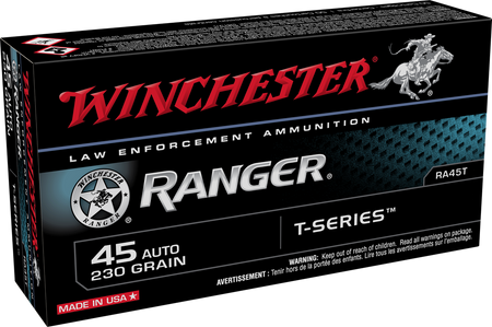 Winchester .45 ACP/Auto Ranger T-Series LE Bonded Jacketed Hollow Point 230 Grain 50/Box