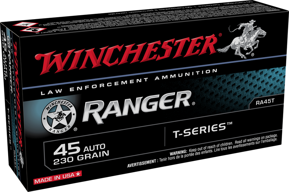 Winchester .45 ACP/Auto Ranger T-Series LE Bonded Jacketed Hollow Point 230 Grain 50/Box