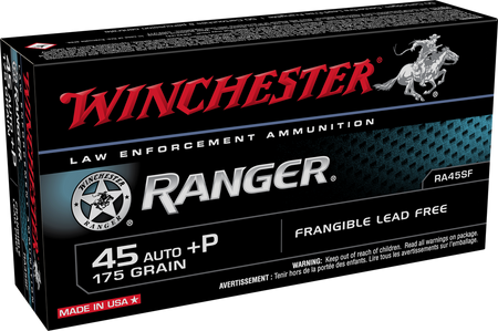 Winchester .45 ACP/Auto Ranger Frangible 175 Grain 50/Box
