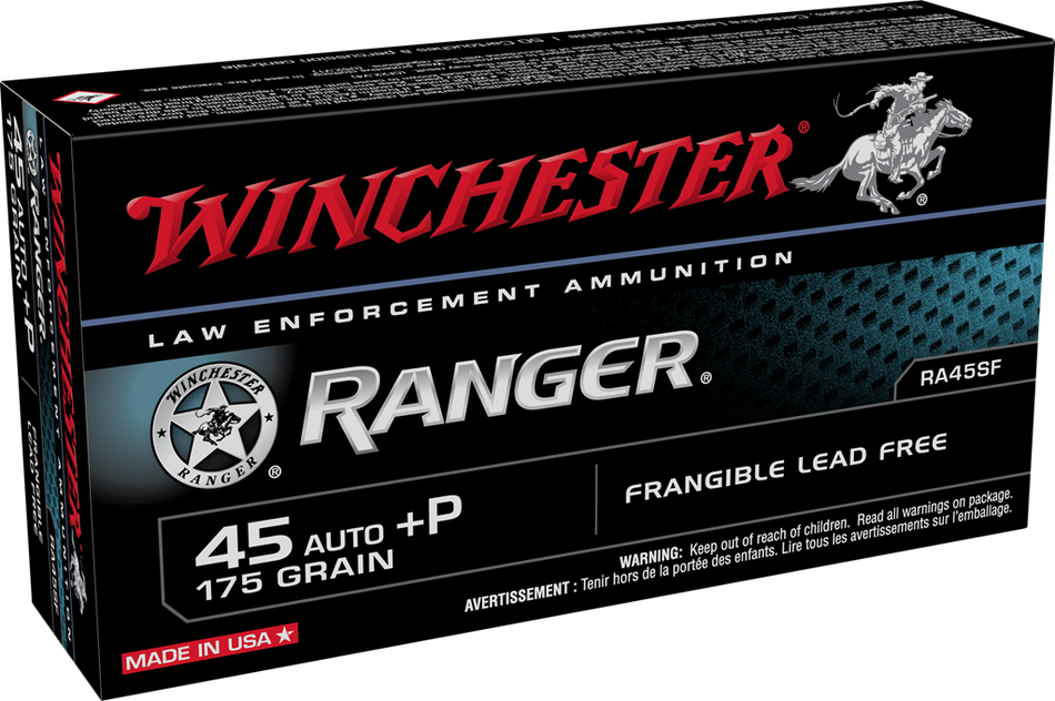 Winchester .45 ACP/Auto Ranger Frangible 175 Grain 50/Box