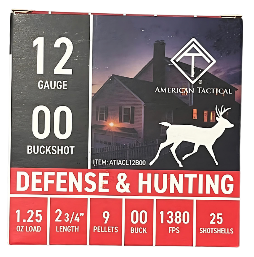 ATI 12 Gauge  00 Buck 1-1/4 oz 2.75 in 250/Box