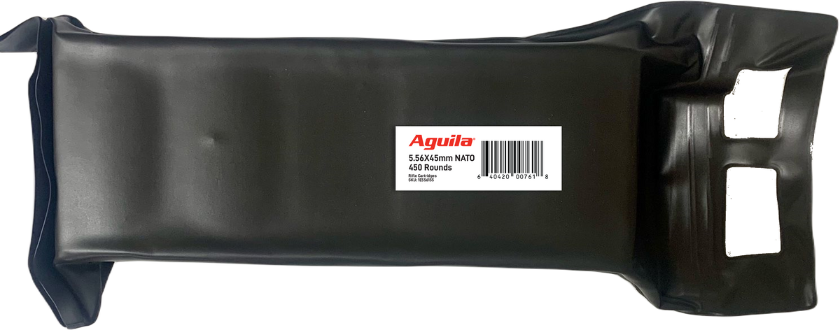Aguila 5.56x45mm NATO  Full Metal Jacket 55 Grain 450/Box
