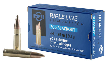Prvi Partizan .300 AAC Blackout  Full Metal Jacket 125 Grain 20/Box