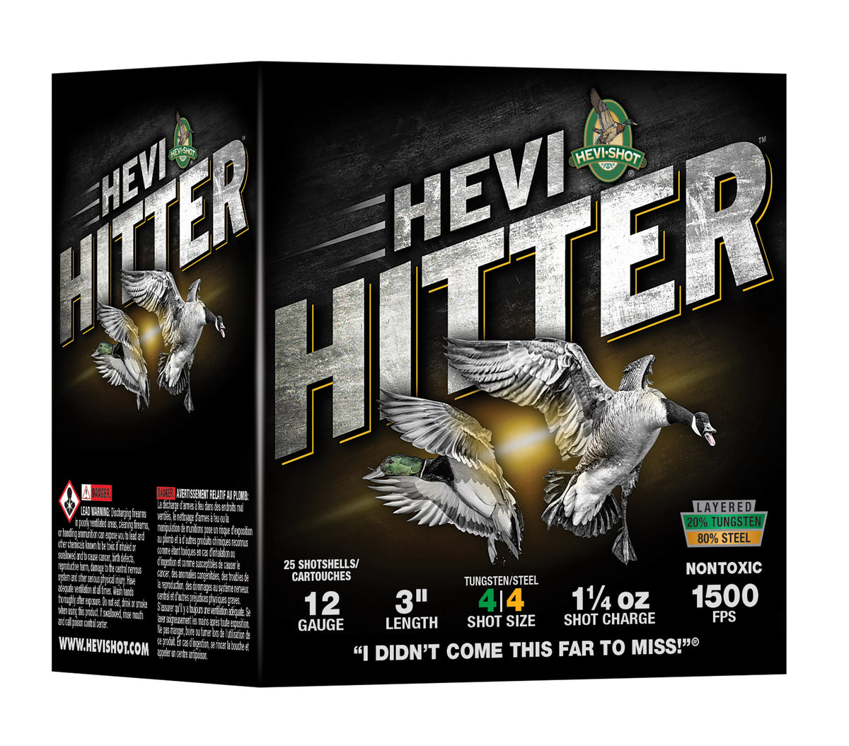 HEVI-Shot 12 Gauge HEVI HITTER BB 1-1/4 oz 3 in 25/Box