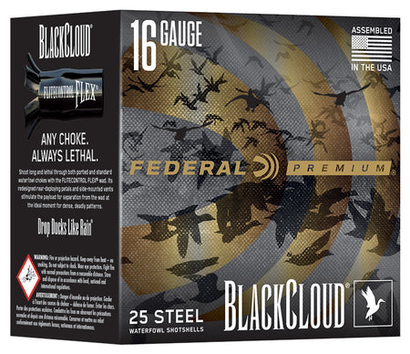 Federal 16 Gauge BLACK CLOUD #2 7/8 oz 2.75 in 25/Box