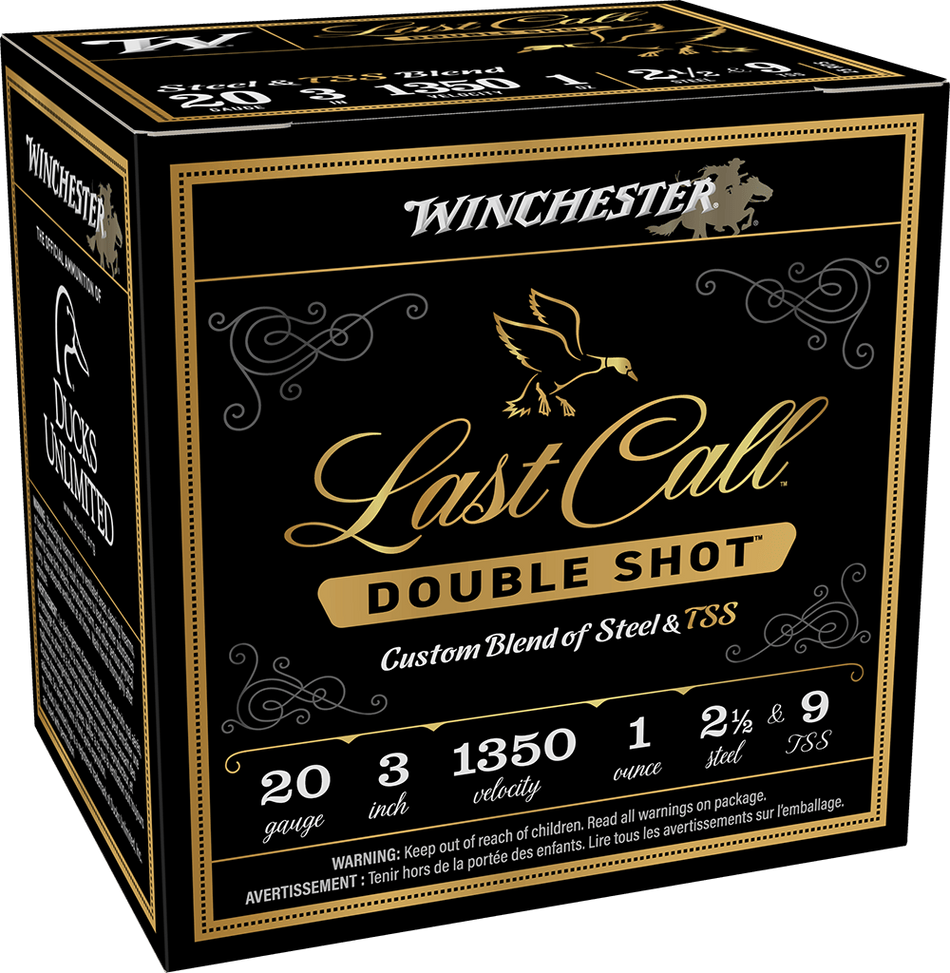 WINCHESTER 20 GA 3 HS 1 2.5&9TSS LSTCLDS 25 RD/BX 10 BX/CS