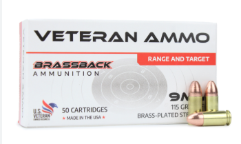 HYPERION BRASSBACK 9MM 115GR 50RD/BX 20BX/CS BRASS PLATED STEEL